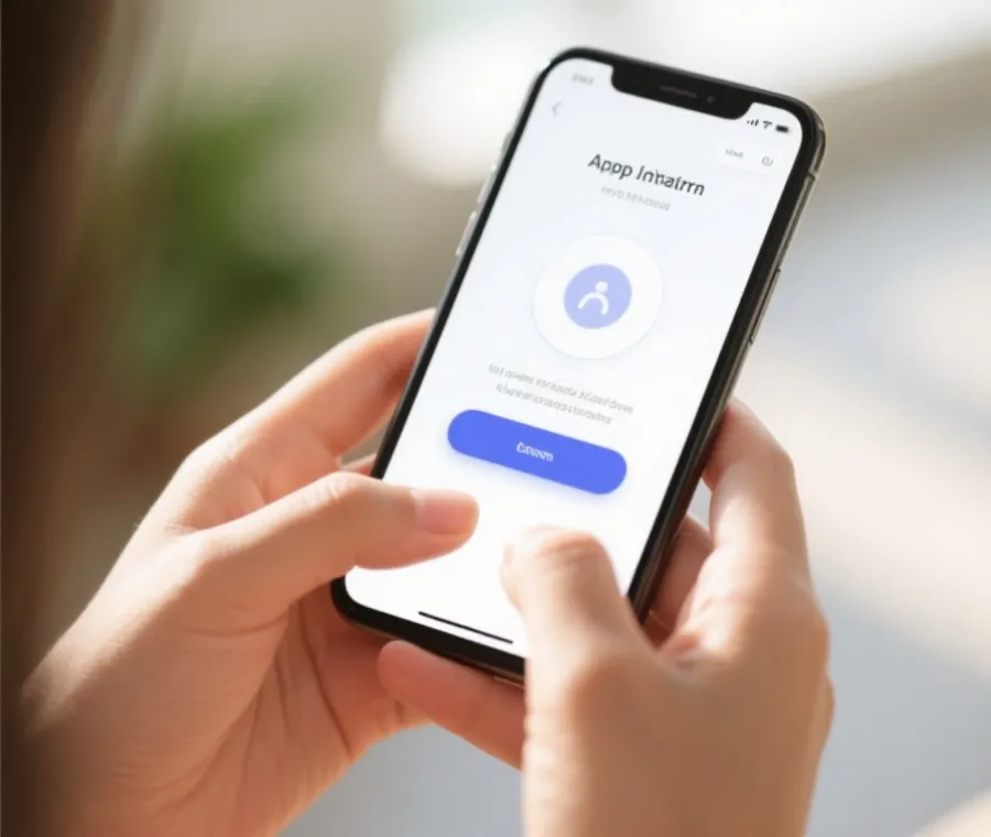 移动端下载与安装示意图